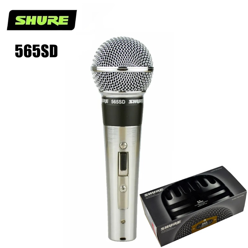 Shure Mic Mv7 - Mikrofon Dinamis Berkabel Shure SM58 565SD