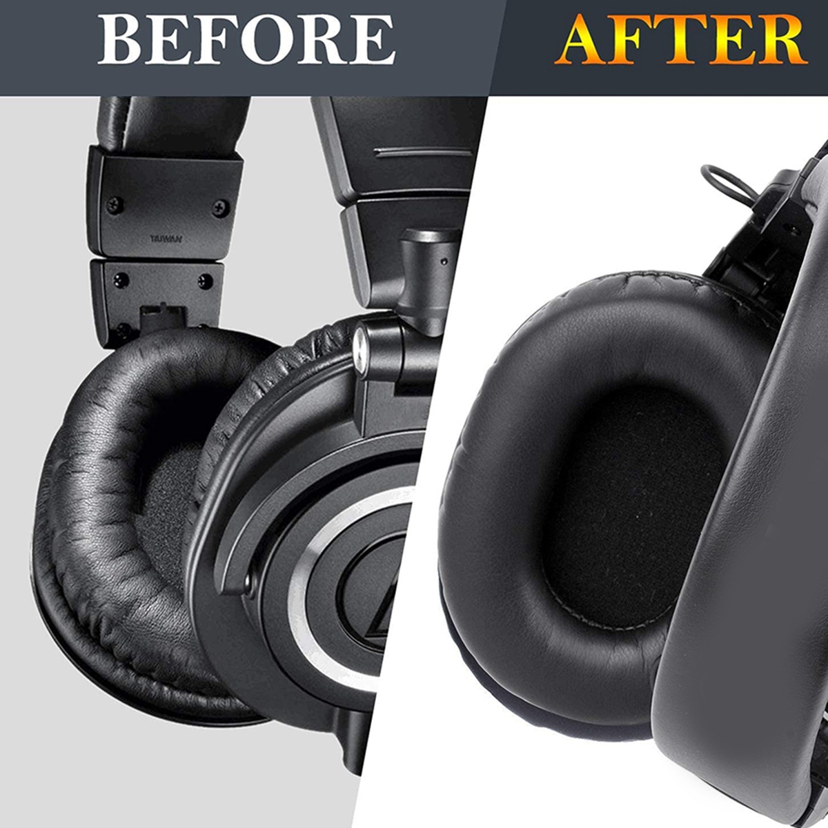 Audio Technica Headphone Ath-M20X - Bantalan Telinga Pengganti AED6-M50X Kompatibel Dengan