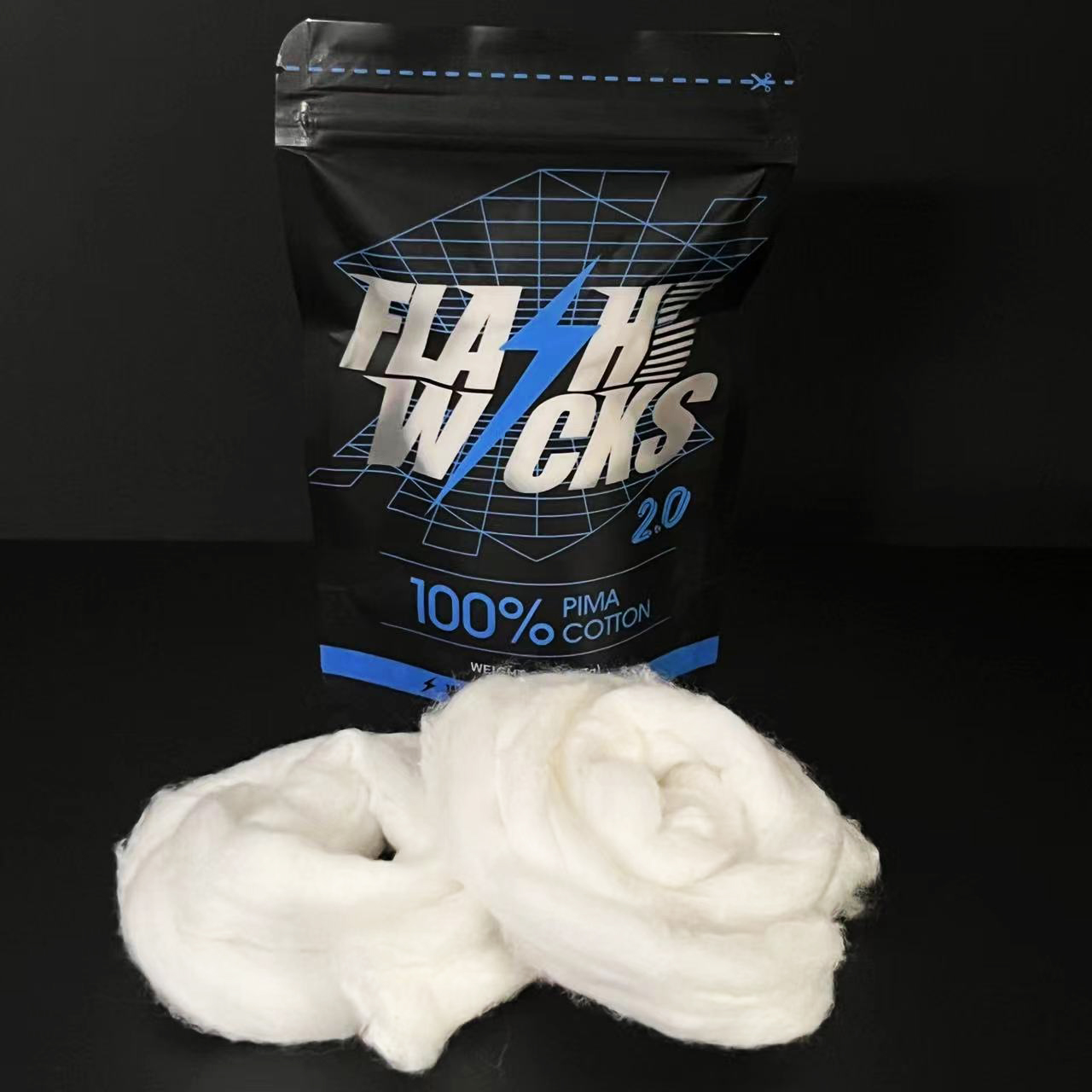 Cotton Wick Organic - 1 Pak kilat kapas sumbu 100%