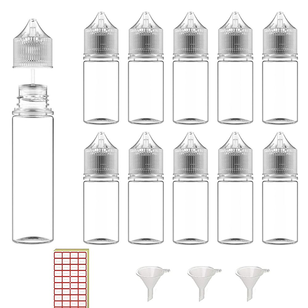 Vaping Area - Botol tetes plastik 30ml-120ml, botol tetes