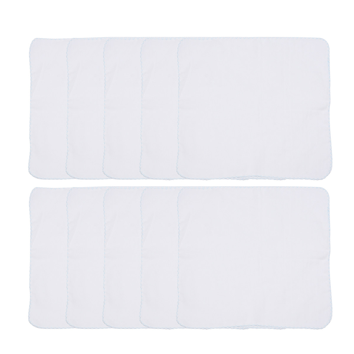 10Pcs Sapu Tangan Kain Kasa La - Cotton Wick Organic ulasan dan harga