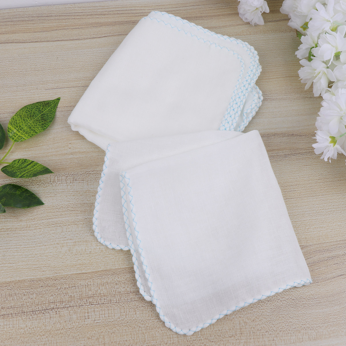 10Pcs Sapu Tangan Kain Kasa La - Cotton Wick Organic ulasan dan harga