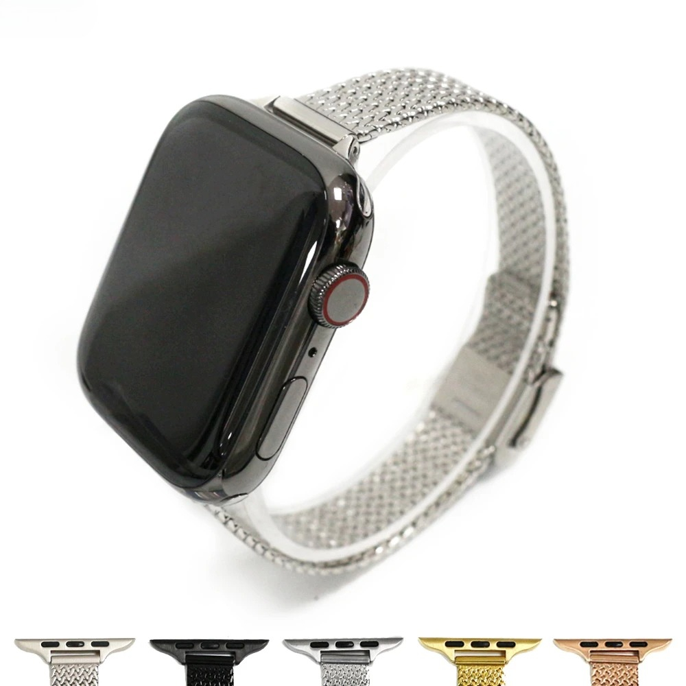 Tali untuk Apple Watch Seri 9  - Mesh Coil Strip ulasan dan harga