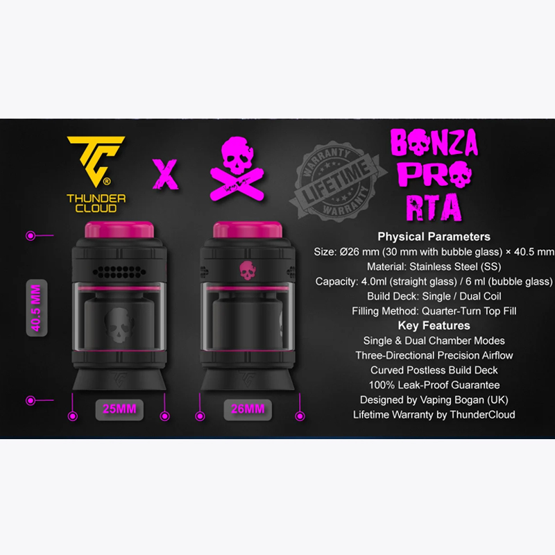 ThunderCloud X Vaping Bogan Bo - Vaping Area ulasan dan harga