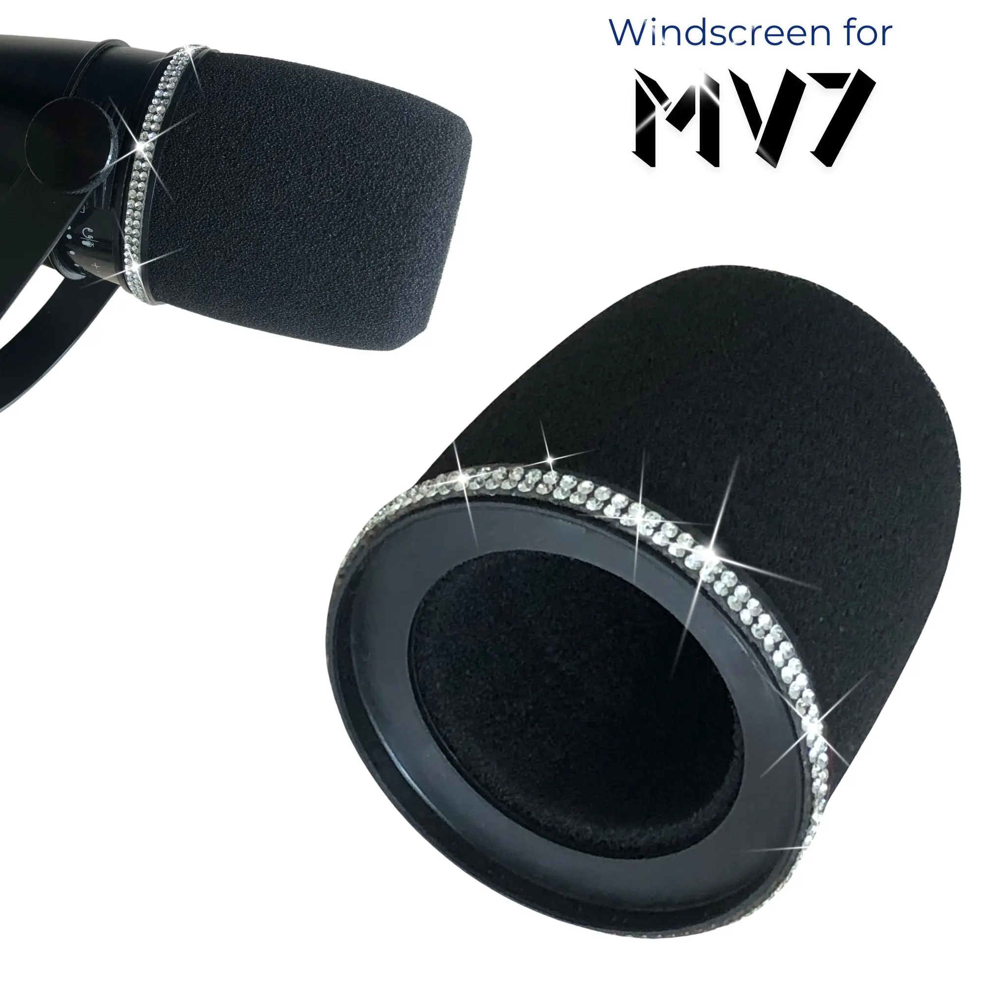 Filter Busa Sparkly MV7 untuk  - Shure Mic Mv7 ulasan dan harga